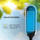 5W(400Lm) LED solārais dārza gaismeklis, V-TAC, IP65, silti balta gaisma 3000K
