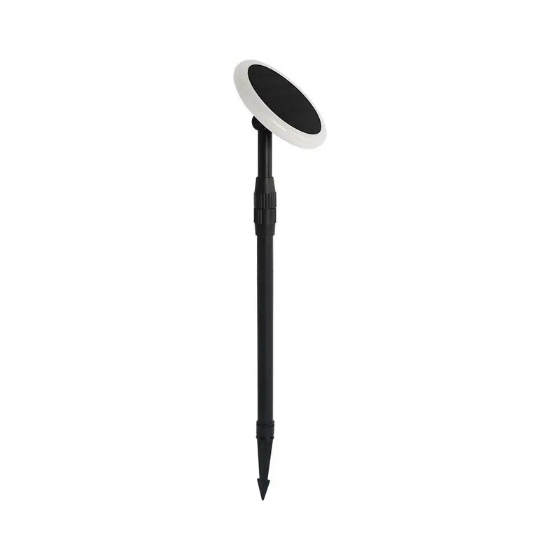3W(260Lm) LED päikesepaneeliga aiavalgusti, V-TAC, IP65, must, neutraalne valge valgus 4000K, 2 tk.