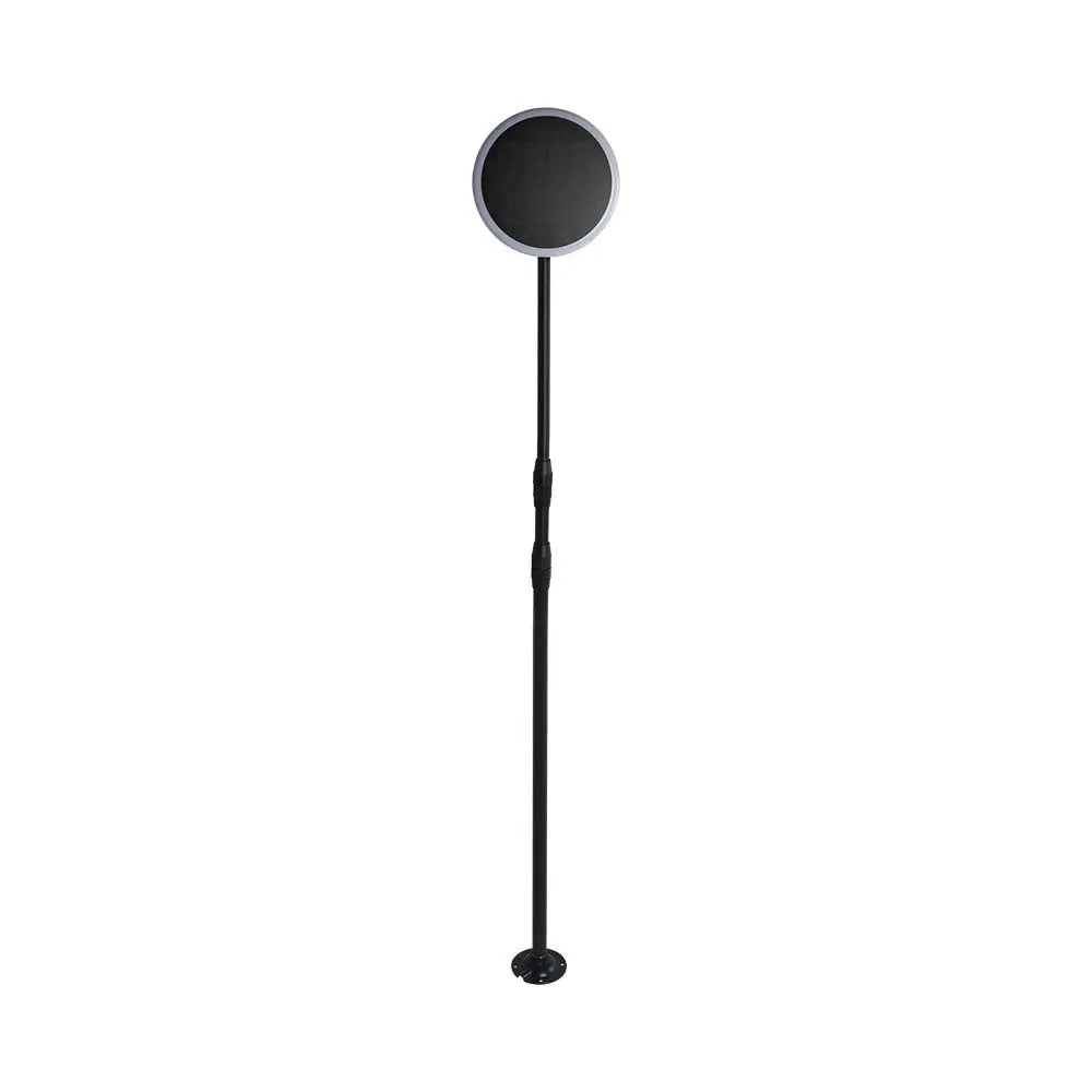 8W(500Lm) LED solārais dārza gaismeklis, V-TAC, IP65, melns/balts, neitrāli balta gaisma 4000K