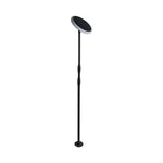 8W(500Lm) LED solārais dārza gaismeklis, V-TAC, IP65, melns/balts, neitrāli balta gaisma 4000K