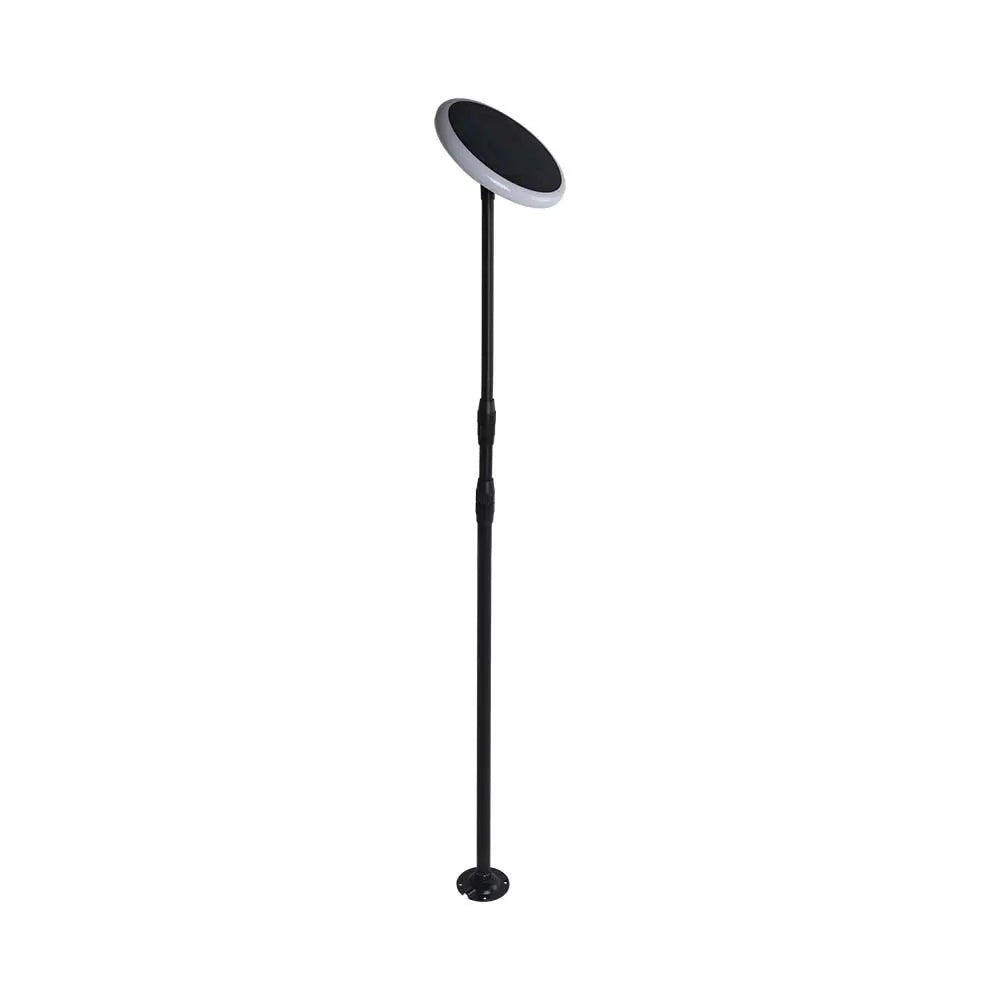 8W(500Lm) LED solārais dārza gaismeklis, V-TAC, IP65, melns/balts, neitrāli balta gaisma 4000K