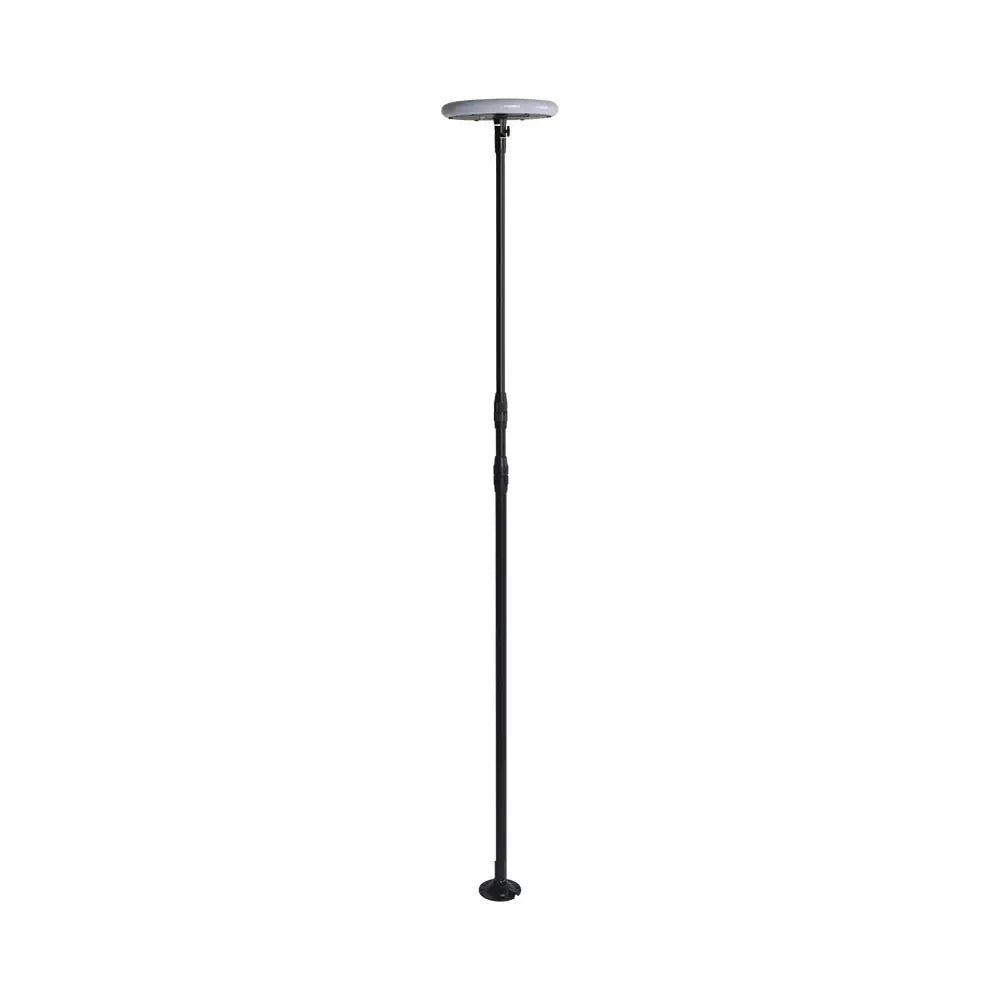 8W(500Lm) LED solārais dārza gaismeklis, V-TAC, IP65, melns/balts, neitrāli balta gaisma 4000K