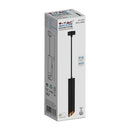 1xGU10 iekarams gaismeklis, melns, 55x300mm, V-TAC