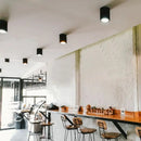 GU10 overclad frame, black, round, Ø98x118mm, V-TAC