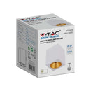 GU10 virsapmetuma karkass, balts, kvadrāta, 100x100x120mm, V-TAC