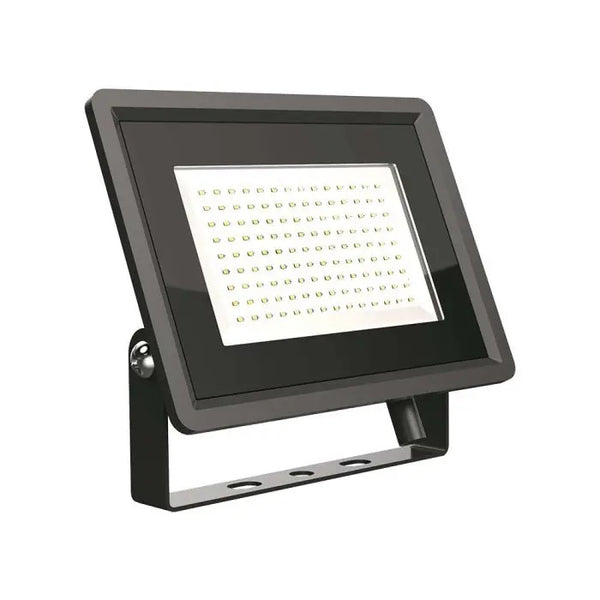 100W(8700Lm) LED Spotlight, V-TAC, IP65, black, cold white light 6500K