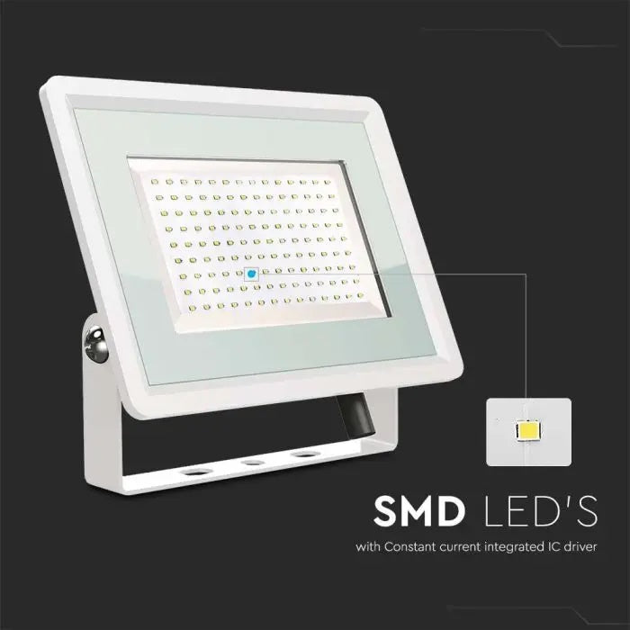 100W(8700Lm) LED Spotlight, V-TAC, IP65, white, warm white light 3000K