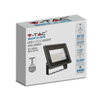 30W(2510lM) LED-strålkastare, V-TAC, IP65, svart, neutralvitt ljus 4000K