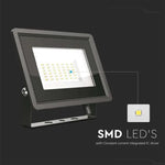 30W(2510lM) LED-strålkastare, V-TAC, IP65, svart, neutralvitt ljus 4000K