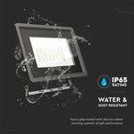30W(2510lM) LED-strålkastare, V-TAC, IP65, svart, neutralvitt ljus 4000K