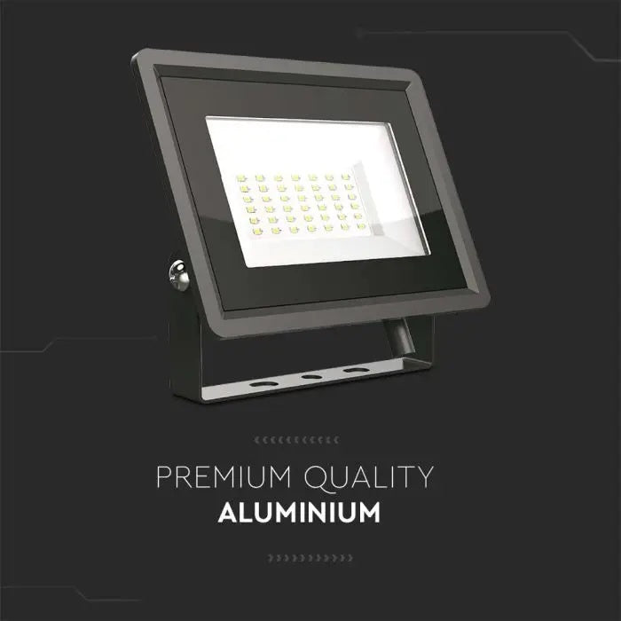 30W(2510lM) LED-strålkastare, V-TAC, IP65, svart, neutralvitt ljus 4000K