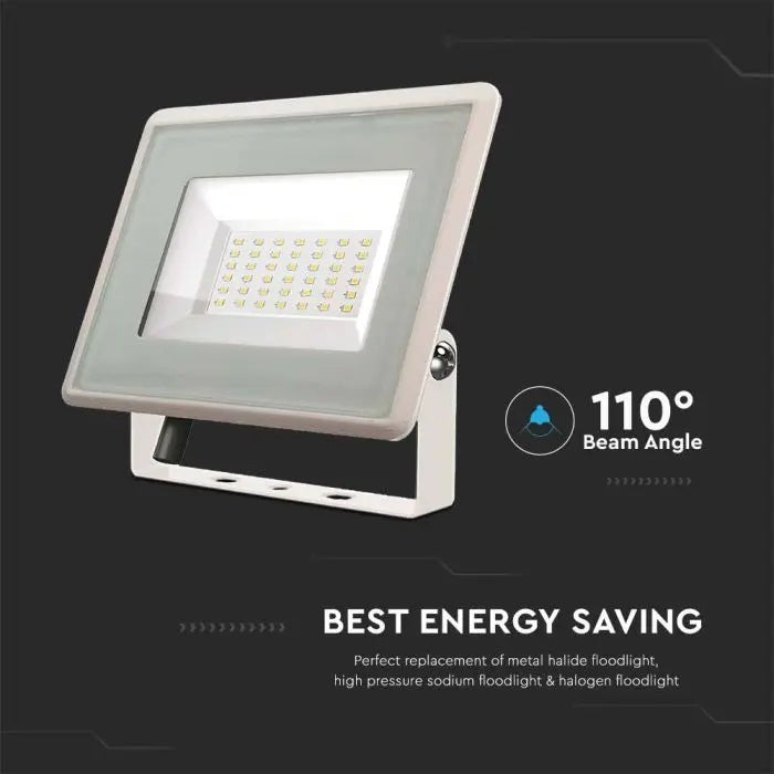 30W(2510lM) LED-strålkastare, V-TAC, IP65, vitt, kallvitt ljus 6500K