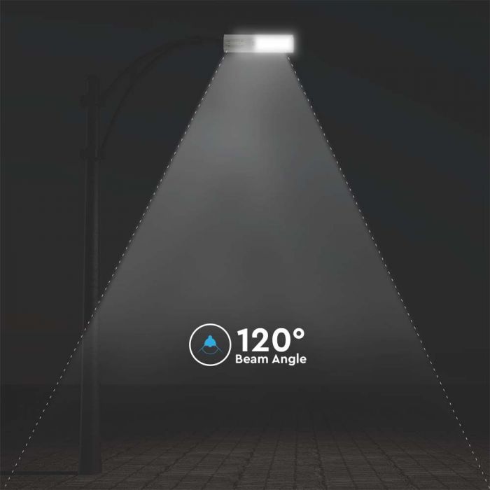 33W (2300Lm) 3.2V LED Solar Street Light, IP65, V-TAC, neutraalne valge valgus 4000K