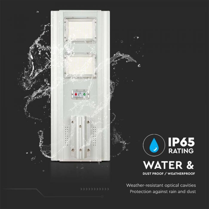 33W (2300Lm) 3.2V LED Solar Street Light, IP65, V-TAC, neutraalne valge valgus 4000K