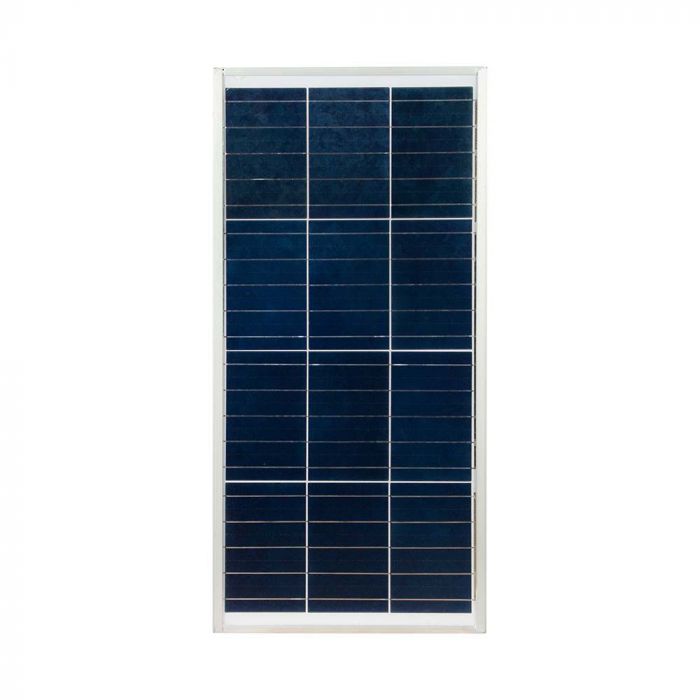 33W (2300Lm) 3.2V LED päikesepaneelide tänavavalgustus, IP65, V-TAC, 6400K külmvalge valgus