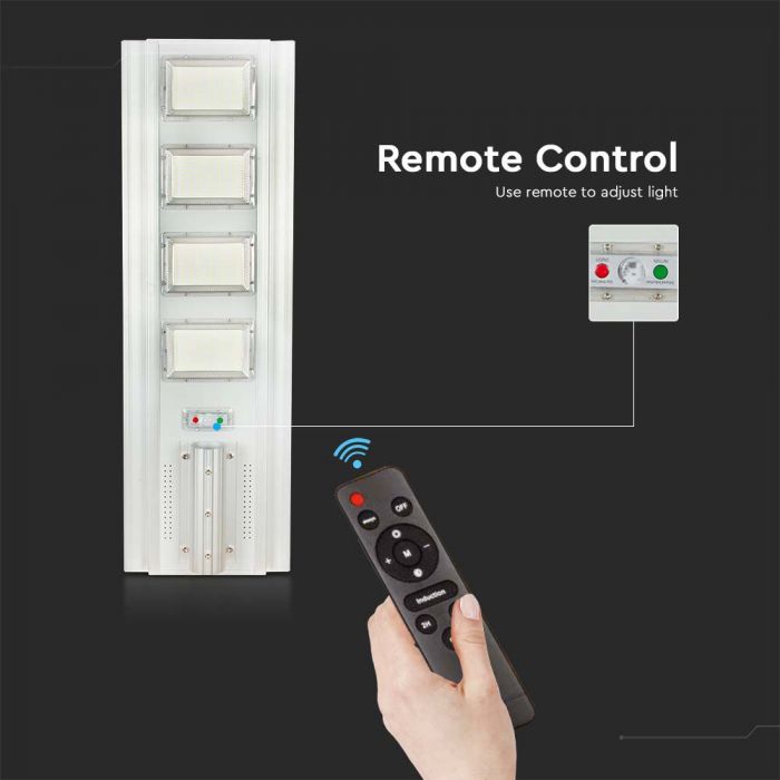 50W (4300Lm) 3.2V LED päikesevalgusti, V-TAC, IP65, neutraalne valge 4000K