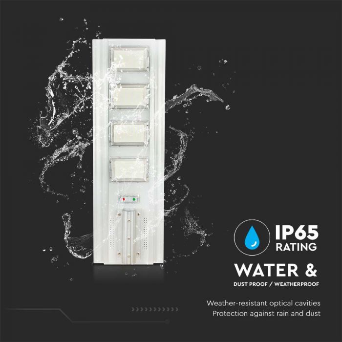 50W (4300Lm) 3.2V LED päikesevalgusti, V-TAC, IP65, jaheda valge 6400K