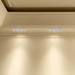 GU10 süvistatav kipsraam/valgusti 3 pirnile, kandiline, valge, 280x100x40mm, süvistatav. suurus 285x105mm, V-TAC