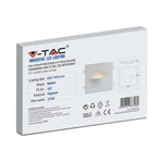 G9 süvistatud kipsplaadi raam/valgusti, kandiline, valge, 400x400x65mm, süvistatud suurus: 3,5 x 3,5 mm 405x405mm, V-TAC