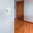 G9 recessed plasterboard frame/fixture, square, white, 310x260x170mm, recessed size: 3.5 x 3.5 mm 315x265mm, V-TAC