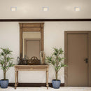 GU10 встраиваемый в гипсокартон, квадратный, белый, 120x120x60 мм, встраиваемый. Размер: 120 x 120 x 120 мм 125x125 мм, V-TAC