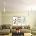 GU10 glödlampsram, vit, 60x300x1700mm, V-TAC