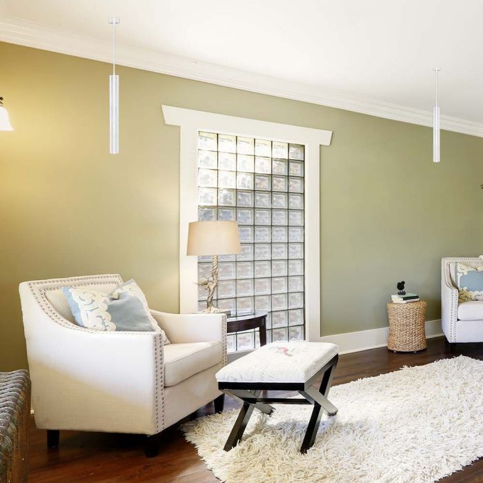 GU10 glödlampsram, vit, 60x500x1700mm, V-TAC