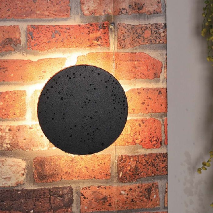 Купольный светодиодный светильник 12W(1200Lm), круглый, черный, V-TAC, IP65, нейтральный белый 4000K