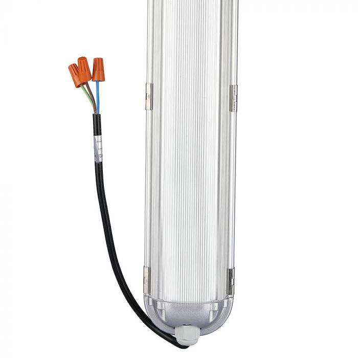 60W (7200Lm) 120cm LED lineaarne valgusti V-TAC SAMSUNG CHIP, IP65, 5 aasta garantii, ilma pistikuta (kaabliühendus), jaheda valge valgus 6000K