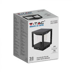 2W(90Lm) LED-solarmatur, 5,5V 3W, V-TAC, varmvitt ljus 3000K