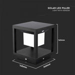 2W(90Lm) LED-solarmatur, 5,5V 3W, V-TAC, varmvitt ljus 3000K