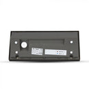 12W(1250Lm) LED Facade light, square shape, V-TAC, IP65, black, warm white light 3000K