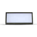 12W(1250Lm) LED-fasadarmatur, fyrkantig, V-TAC, IP65, svart, neutralvitt ljus 4000K