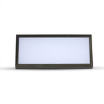 12W(1250Lm) LED Facade light, square shape, V-TAC, IP65, black, neutral white light 4000K