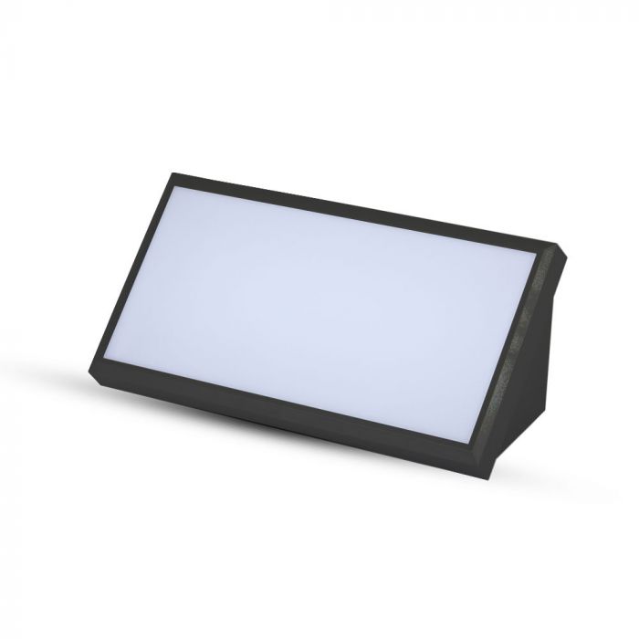 20W(2045Lm) LED Facade light, square shape, V-TAC, IP65, black, warm white light 3000K