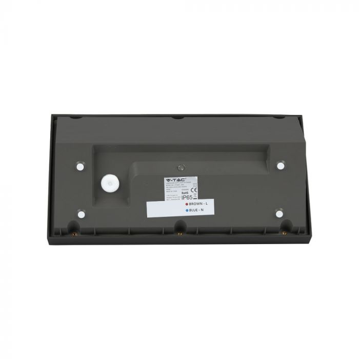 20W(2045Lm) LED Facade light, square shape, V-TAC, IP65, black, warm white light 3000K