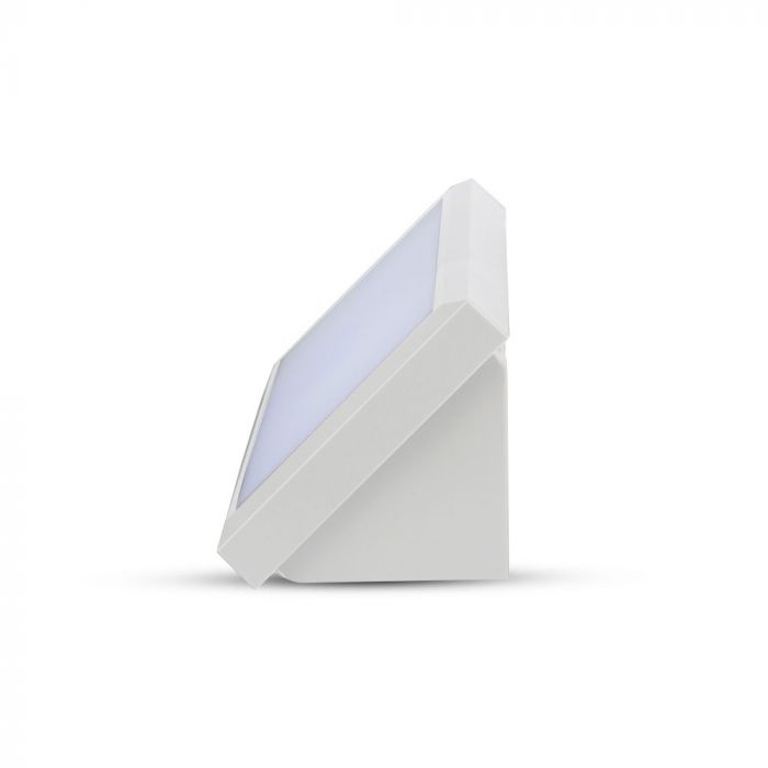 12W(1250Lm) LED Facade light, square shape, V-TAC, IP65, white, warm white light 3000K