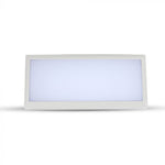 12W(1250Lm) LED Facade light, square shape, V-TAC, IP65, white, warm white light 3000K