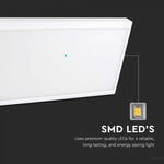 20W(2045Lm) LED fassaadivalgusti, kandiline, V-TAC, IP65, valge, neutraalne valge valgus 4000K
