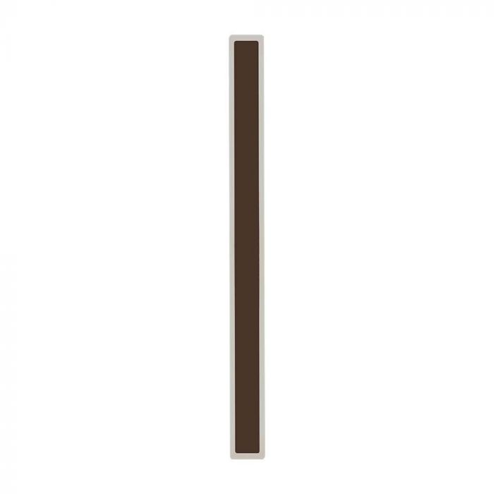 17W(2160Lm) LED Fasādes gaismeklis, V-TAC, IP65, brūns, silti balta gaisma 3000K