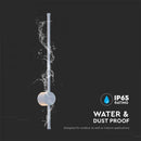 12W(1400Lm) LED Fasādes gaismeklis, V-TAC, IP65, balts, silti balta gaisma 3000K