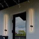 12W(1400Lm) LED Fasādes gaismeklis, V-TAC, IP65, melns, silti balta gaisma 3000K