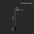 6W(620Lm) LED recessed light, V-TAC, IP65, black, neutral white light 4000K