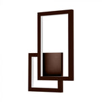 20W(2400Lm) LED wall luminaire, V-TAC, IP20, brown, warm white light 3000K