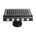 8W(950Lm) LED-solarmatur med PIR-sensor, V-TAC, IP65, varmvitt ljus 3000K
