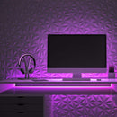 12W/m LED NEON FLEX pink ribbon, 24V, V-TAC, 10m, IP20, SMD2835