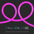 12W/m LED NEON FLEX pink ribbon, 24V, V-TAC, 10m, IP20, SMD2835