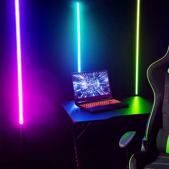 Светодиодная лента NEON FLEX RGB мощностью 24 Вт/м, 24 В, V-TAC, 5 м, IP20, SMD2835