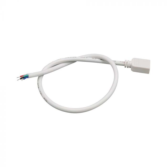 4P PVC-kabel 0,5 Mtr/PCS, 0,5 mm² för Neon Flex, kompatibel med V-TAC Neon Flex