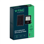 6W(400Lm) LED Floodlight with Solar 5000mAh, 6W DC:3.2V, IP65, cool white light 6400K
